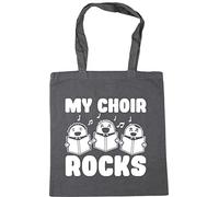 Hippowarehouse My Choir Rocks Tote Shopping Gym Beach Bag 42cm x38cm, 10 litres