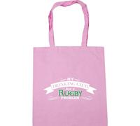 Hippowarehouse My Drinking Club Has a Rugby Problem Tote Shopping Gym Beach Bag 42cm x38cm, 10 litres