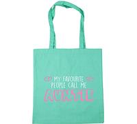 Hippowarehouse My Favourite People Call Me Auntie Tote Shopping Gym Beach Bag 42cm x38cm, 10 litres