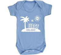 Hippowarehouse My First Holiday Baby Vest Bodysuit (Short Sleeve) Boys Girls
