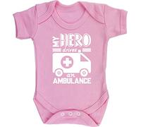 Hippowarehouse My Hero Drives an Ambulance baby vest bodysuit (short sleeve) boys girls