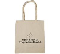 Hippowarehouse My Life Is Ruled By A tiny, camouflaged Overlord stick insect phasmid Tote Shopping Gym Beach Bag 42cm x38cm, 10 litres