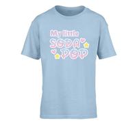 Hippowarehouse My Little soda pop Kids Children's Short Sleeve t-Shirt 7-8 Years Light Blue