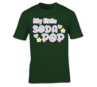 Hippowarehouse My Little soda pop Unisex Short Sleeve t-Shirt Medium Adult Forest Green