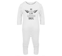 Hippowarehouse My Nanny is My Guardian Angel - Heaven Baby Romper All in one piece Unisex