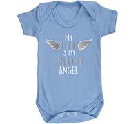 Hippowarehouse My Nanny is My Guardian Angel - Heaven Baby Vest Bodysuit (Short Sleeve) Boys Girls