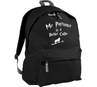 HippoWarehouse My Patronus is A Border Collie Backpack ruck Sack Dimensions: 31 x 42 x 21 cm Capacity: 18 litres
