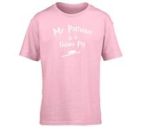 Hippowarehouse My Patronus is A Guinea Pig Kids Children's Short Sleeve t-Shirt Pink