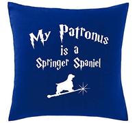 Hippowarehouse My Patronus Is A Springer Spaniel Printed bedroom accessory cushion cover case 41x41cm