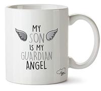 Hippowarehouse My Son is My Guardian Angel-Heaven Printed Mug Cup Ceramic 10oz