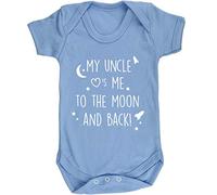 Hippowarehouse My Uncle Loves Me To The Moon And Back baby vest bodysuit (short sleeve) boys girls