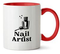 Hippowarehouse Nail Artist Printed Mug Various Colour Options Ceramic Cup Kitchenware 11oz