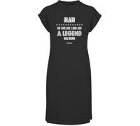 Hippowarehouse nan on this day, long ago, a legend was born. it wasn't you t-shirt dress women's adults nightie nightdress Black