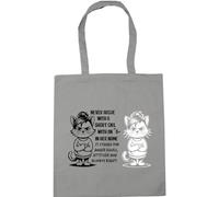 Hippowarehouse Never argue with a short girl with an a in her name Tote Shopping Gym Beach Bag 42cm x38cm, 10 litres