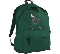 HippoWarehouse Never give up Backpack ruck Sack Dimensions: 31 x 42 x 21 cm Capacity: 18 litres