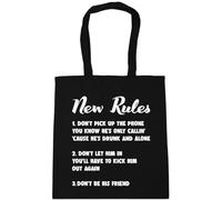Hippowarehouse New rules One Don't pick up the phone Tote Shopping Gym Beach Bag 42cm x38cm, 10 litres
