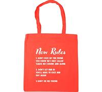 Hippowarehouse New rules One Don't pick up the phone Tote Shopping Gym Beach Bag 42cm x38cm, 10 litres