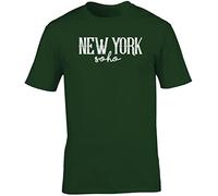 Hippowarehouse New York Soho Unisex Short Sleeve t-Shirt (Specific Size Guide in Description) Forest Green