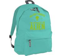 Hippowarehouse No one knows I'm actually an alien backpack ruck sack Dimensions: 31 x 42 x 21 cm Capacity: 18 litres