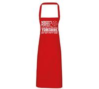 Hippowarehouse Nobody's Perfect But I'm From Yorkshire and That's Pretty Close Apron kitchen cooking painting DIY onesize adult
