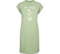 Hippowarehouse Not A Hugger Illustrated Greek Statue t-Shirt Dress Women's Adults Nightie Nightdress