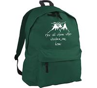 HippoWarehouse Not All Those Who Wander are Lost Quote Backpack ruck Sack Dimensions: 31 x 42 x 21 cm Capacity: 18 litres