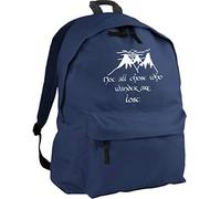 HippoWarehouse Not All Those Who Wander are Lost Quote Backpack ruck Sack Dimensions: 31 x 42 x 21 cm Capacity: 18 litres