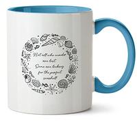 Hippowarehouse not All who Wander are Lost Printed Mug Various Colour Options Ceramic Cup Kitchenware 11oz