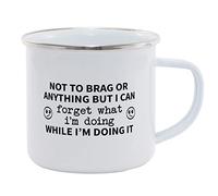 Hippowarehouse Not to Brag or Anything but I can Forget What I'm Doing While Doing it Printed Mug Various Colour Options Ceramic Cup Kitchenware 11oz
