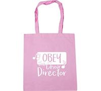 Hippowarehouse Obey The Choir Director Tote Shopping Gym Beach Bag 42cm x38cm, 10 litres
