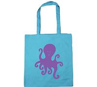 Hippowarehouse Octopus Image Tote Shopping Gym Beach Bag 42cm x38cm, 10 litres