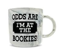 Hippowarehouse odds are I'm at The bookies Printed Mug Various Colour Options Ceramic Cup Kitchenware 11oz