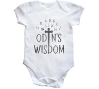 Hippowarehouse Odin’s Wisdom baby vest bodysuit (short sleeve) boys girls