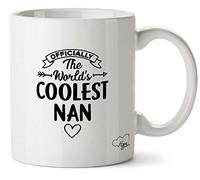 Hippowarehouse Officially The World's Coolest Nan Printed Mug Cup Ceramic 10oz