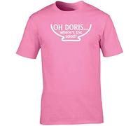Hippowarehouse Oh Dorris … Where’s The Salad? Unisex Short Sleeve t-Shirt (Specific Size Guide in Description) Pink
