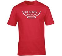 Hippowarehouse Oh Dorris … Where’s The Salad? Unisex Short Sleeve t-Shirt (Specific Size Guide in Description) Red