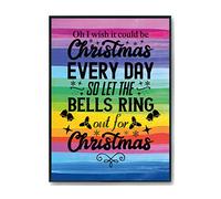 Hippowarehouse Oh i wish it could be christmas every day Printed Poster Wall Art Design Classroom Room Gym Office Décor Frame not included