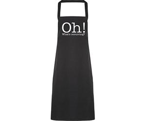 Hippowarehouse Oh! What's occurring? Apron kitchen cooking painting DIY onesize adult