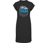 Hippowarehouse Ohana Means Family. Family Means Nobody Gets Left Behind Or Forgotten t-Shirt Dress Women's Adults Nightie Nightdress Black