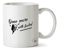 Hippowarehouse Once More with Feeling Vintage Microphone Printed Mug Cup Ceramic 10oz