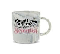 Hippowarehouse Once Upon a Time… She Became a Scientist Printed Mug Various Colour Options Ceramic Cup Kitchenware 11oz