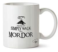Hippowarehouse One Does not Simply Walk into Mordor Printed Mug Cup Ceramic 10oz