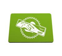 Hippowarehouse One wish willow printed mouse mat pad accessory black rubber base 240mm x 190mm x 60mm