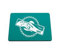 Hippowarehouse One wish willow printed mouse mat pad accessory black rubber base 240mm x 190mm x 60mm