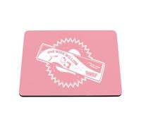 Hippowarehouse One wish willow printed mouse mat pad accessory black rubber base 240mm x 190mm x 60mm