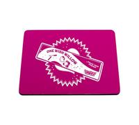 Hippowarehouse One wish willow printed mouse mat pad accessory black rubber base 240mm x 190mm x 60mm