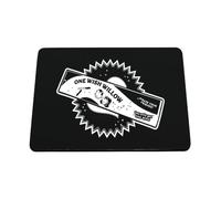 Hippowarehouse One wish willow printed mouse mat pad accessory black rubber base 240mm x 190mm x 60mm