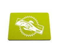 Hippowarehouse One wish willow printed mouse mat pad accessory black rubber base 240mm x 190mm x 60mm