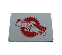 Hippowarehouse One wish willow printed mouse mat pad accessory black rubber base 240mm x 190mm x 60mm
