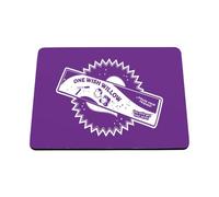 Hippowarehouse One wish willow printed mouse mat pad accessory black rubber base 240mm x 190mm x 60mm
